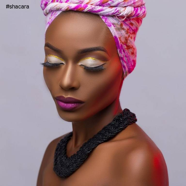 SCARF STYLE INSPIRATION BY MUA CHISOM OKERE