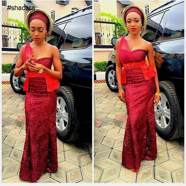 THE ONLY TO TURN UP THIS WEEKEND IS IN FABULOUS ASO EBI STYLES