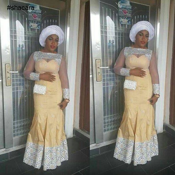 LATEST CORD LACE AND ANKARA PRINT STYLES YOU SHOULD SEE