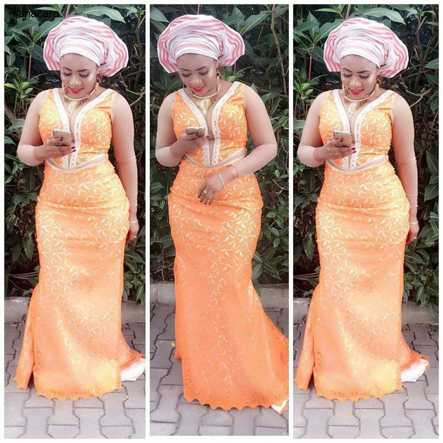 LATEST CORD LACE AND ANKARA PRINT STYLES YOU SHOULD SEE