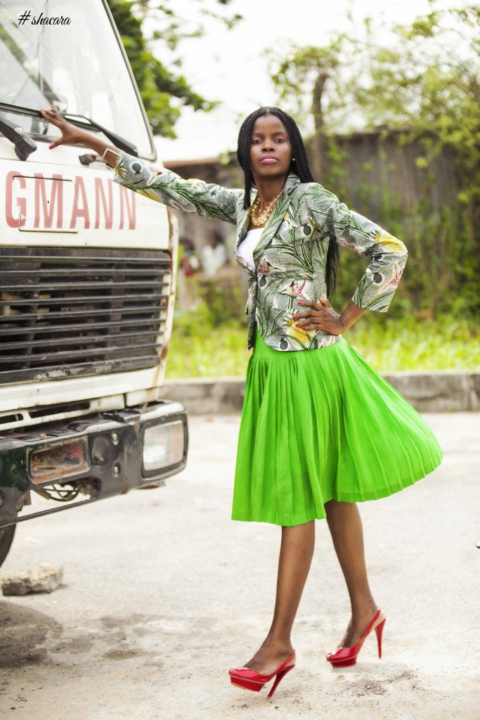 GREEN ANKARA STYLES IN CELEBRATION OF THE INDEPENDENCE