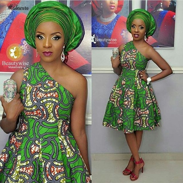 SHORT ANKARA FLARE DRESSES YOU NEED TO STYLE