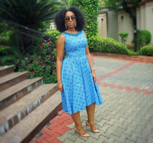 SHORT ANKARA FLARE DRESSES YOU NEED TO STYLE