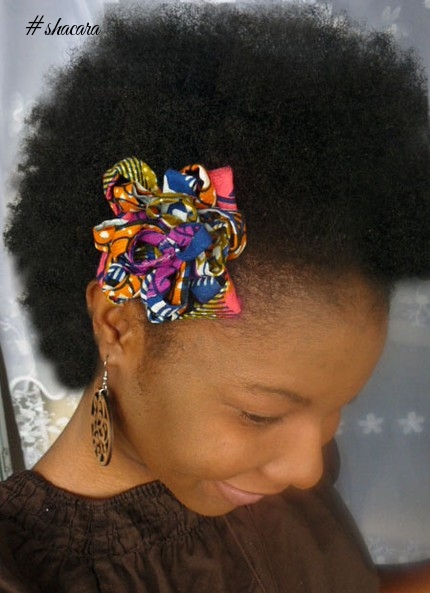 Fabulous Ways To Style Your Hair With African Print Hair Accessories