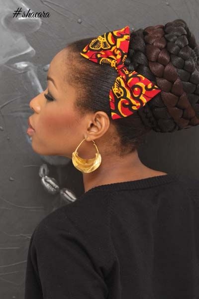 Fabulous Ways To Style Your Hair With African Print Hair Accessories