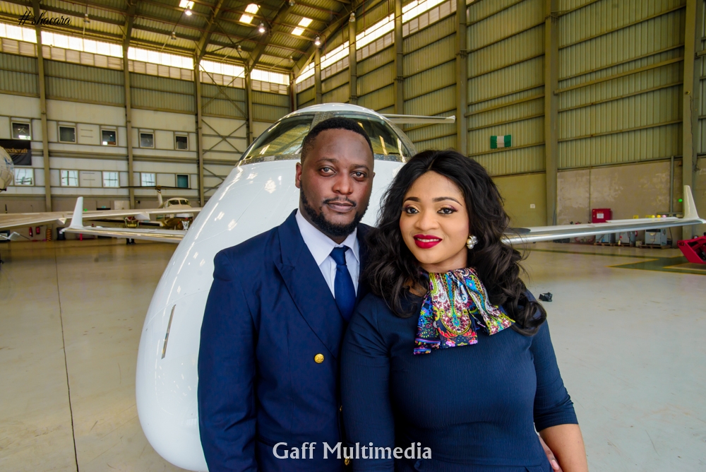 Welcome on Board! An Aviation Themed Pre-wedding Shoot for Blessing & John