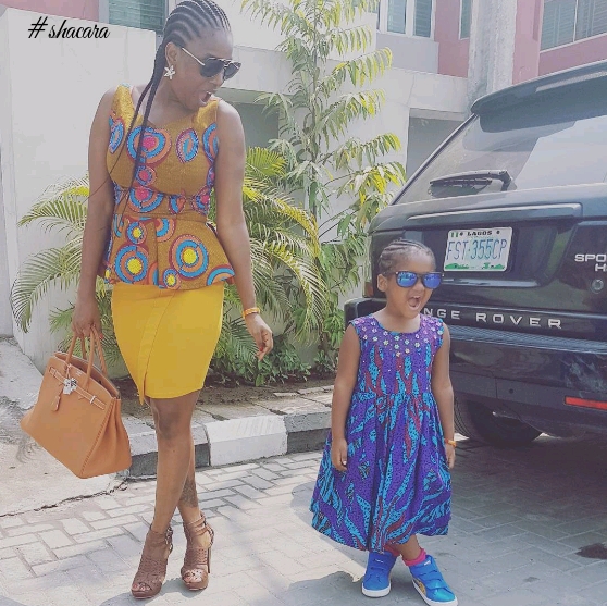 CELEBRITIES WITH ASTONISHING ANKARA FASHION STYLES