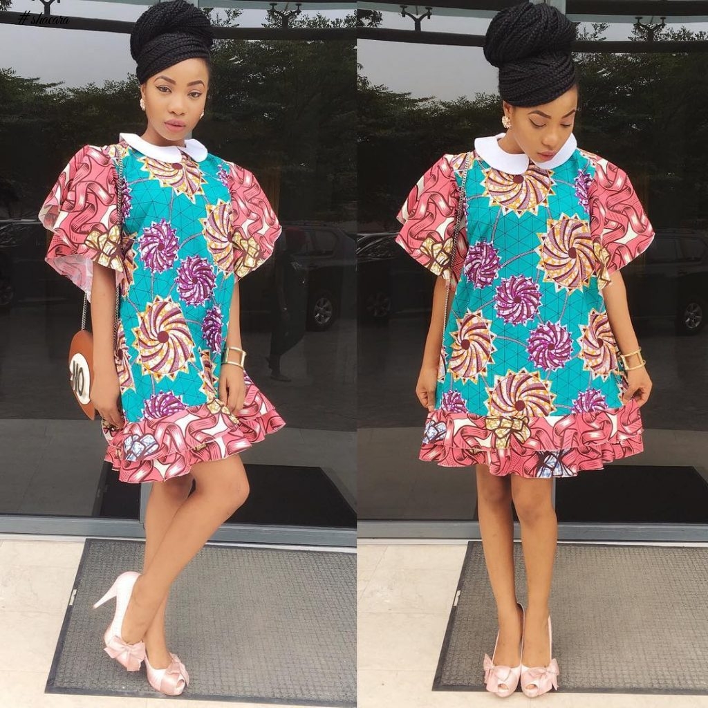 CELEBRITIES WITH ASTONISHING ANKARA FASHION STYLES