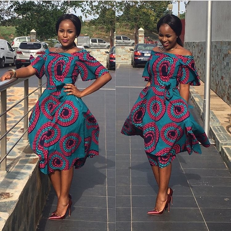FOLLOW THE TREND IN THESE LOVELY ANKARA STYLES