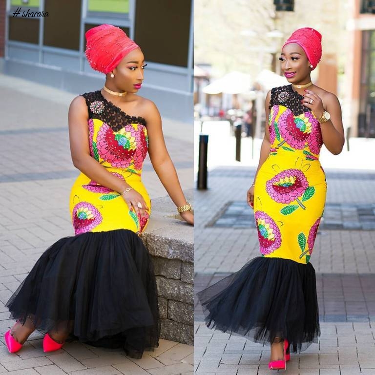 FOLLOW THE TREND IN THESE LOVELY ANKARA STYLES
