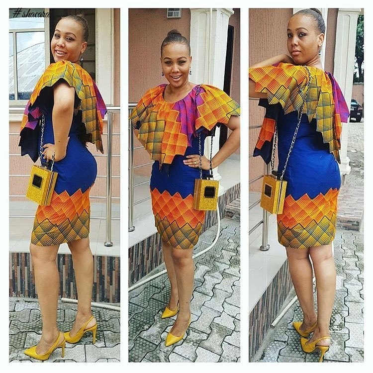 FOLLOW THE TREND IN THESE LOVELY ANKARA STYLES