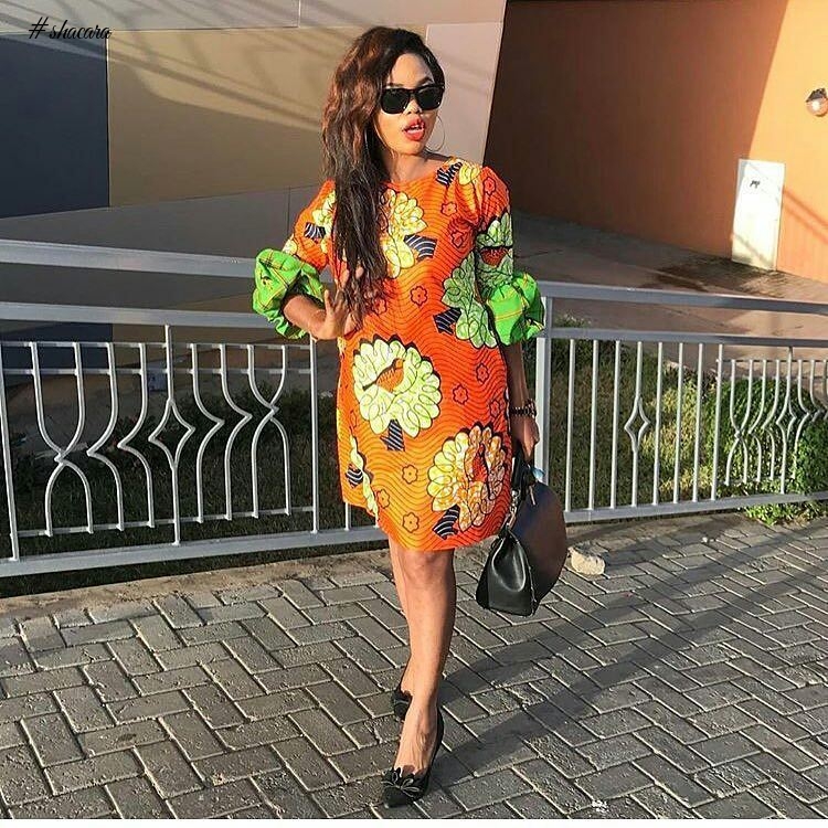 FOLLOW THE TREND IN THESE LOVELY ANKARA STYLES