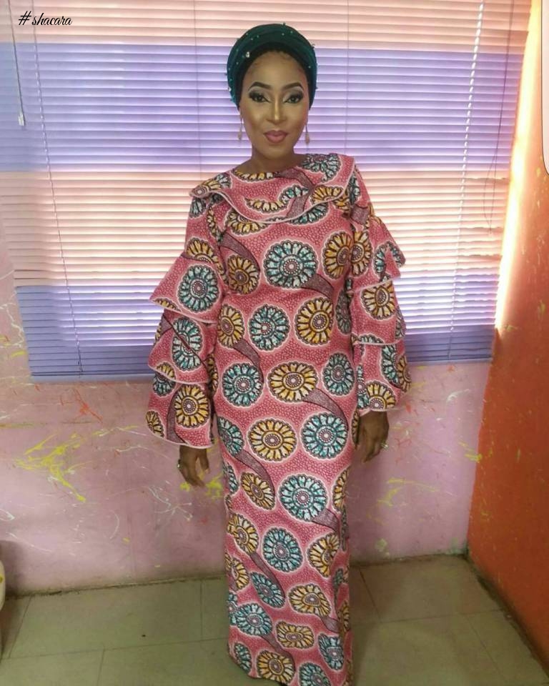 FOLLOW THE TREND IN THESE LOVELY ANKARA STYLES