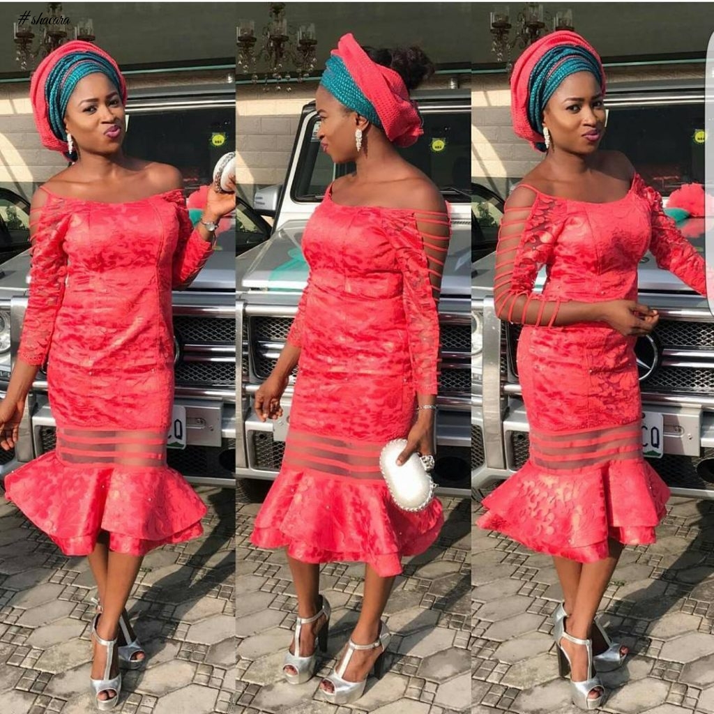 SHORT ASO EBI STYLES FOR WEDDING GUEST