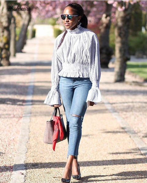 Fabulous White On Denim Looks You Can Try This Month