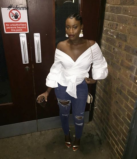 Fabulous White On Denim Looks You Can Try This Month