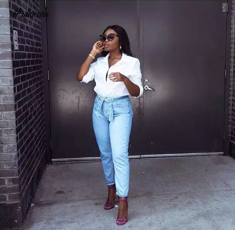 Fabulous White On Denim Looks You Can Try This Month