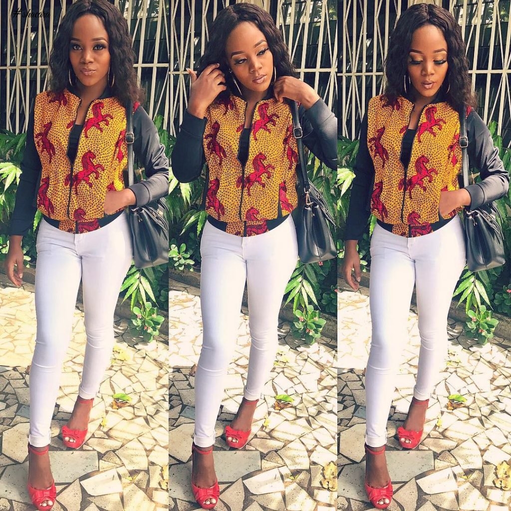 ANKARA + JEANS FASHION