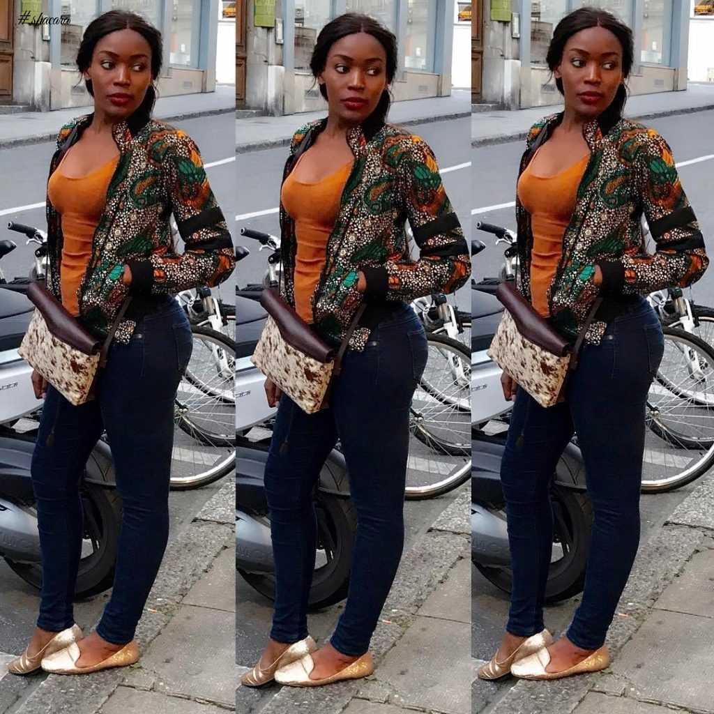 ANKARA BOMBER JACKET FOR THE WIN