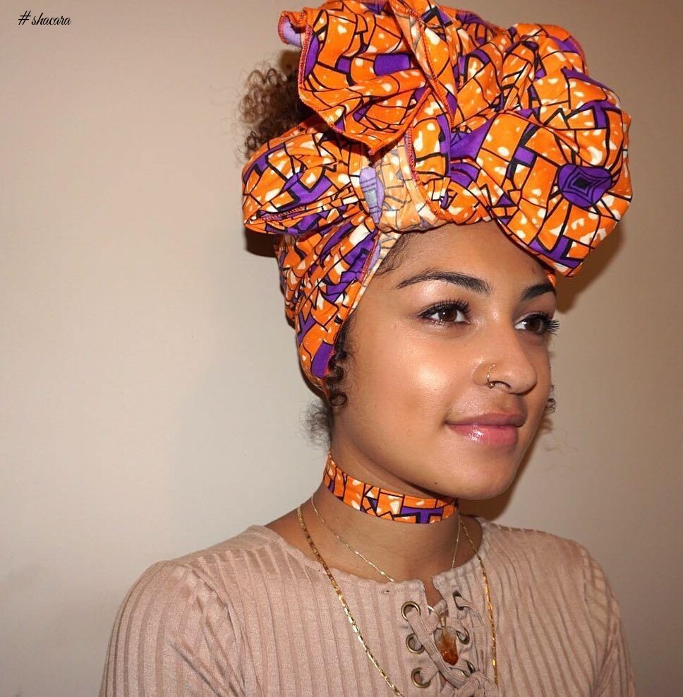 ANKARA HEAD WRAP IN PICTURES
