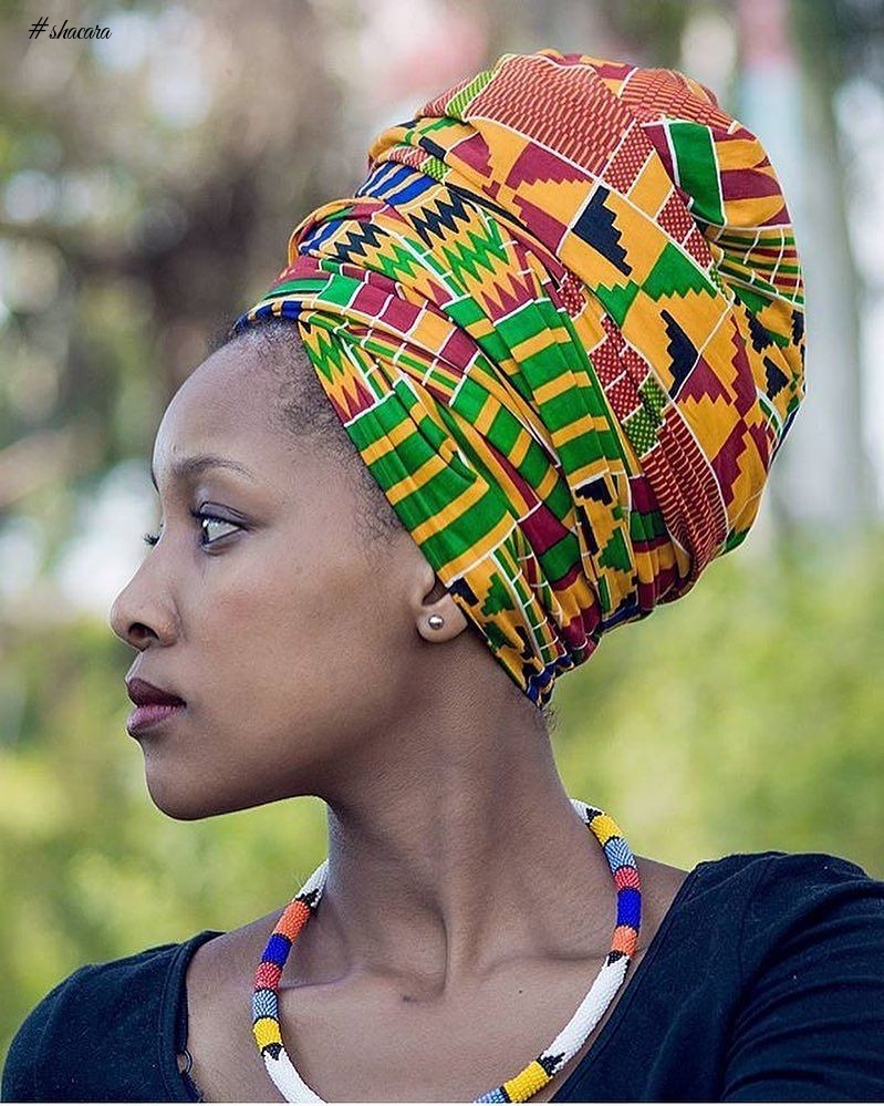ANKARA HEAD WRAP IN PICTURES