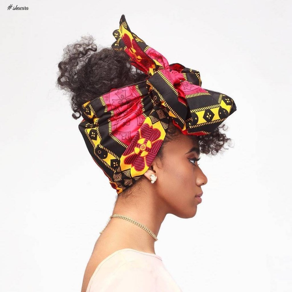 ANKARA HEAD WRAP IN PICTURES
