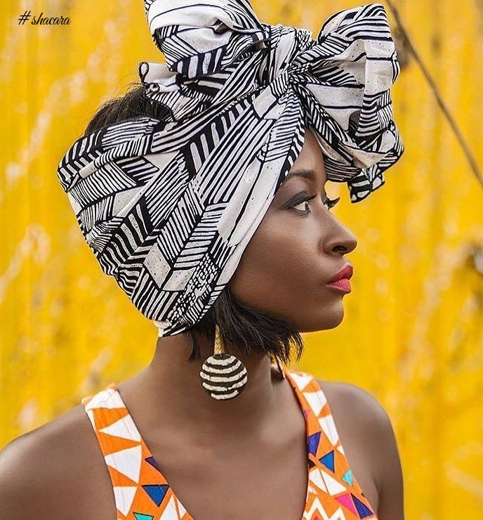 ANKARA HEAD WRAP IN PICTURES