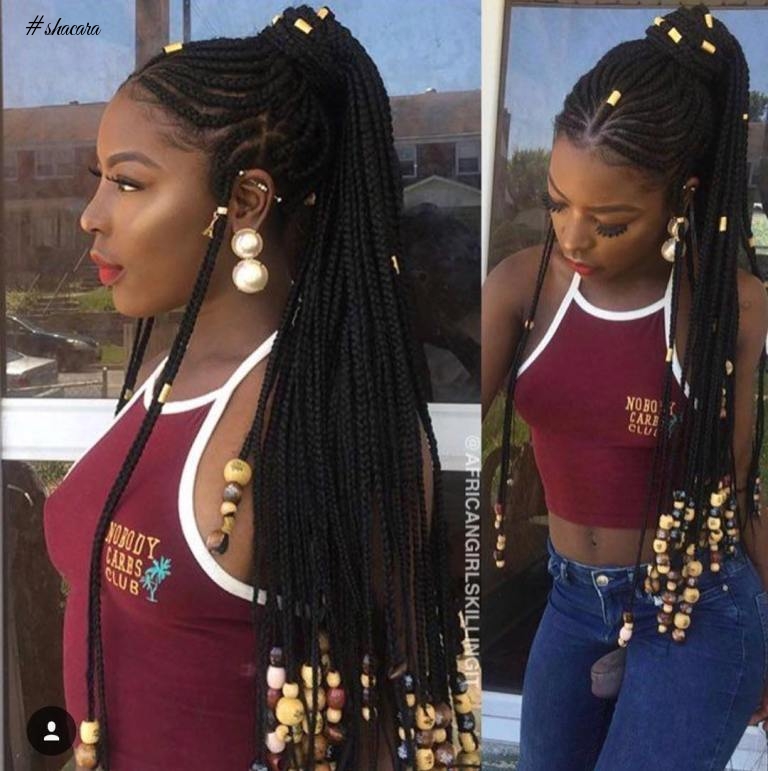 GORGEOUS BRAIDED HAIRSTYLES WITH BEADS
