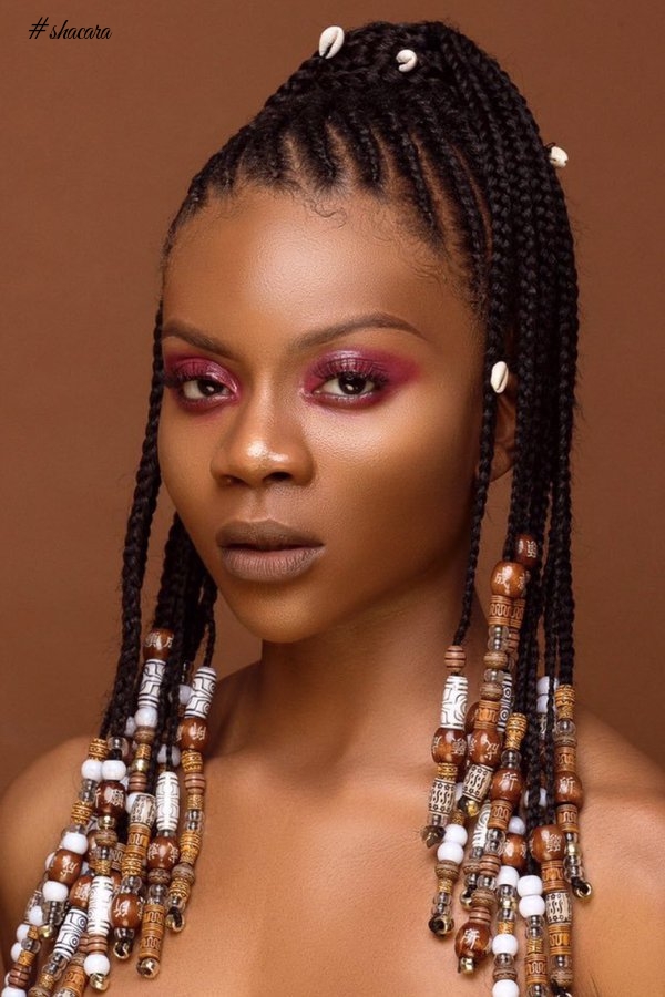 GORGEOUS BRAIDED HAIRSTYLES WITH BEADS