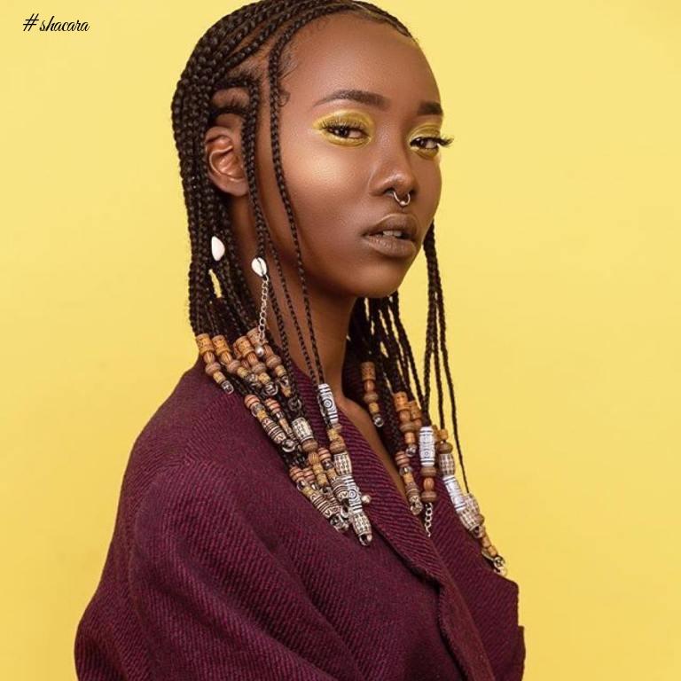 GORGEOUS BRAIDED HAIRSTYLES WITH BEADS