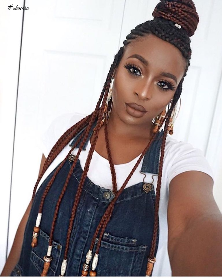 GORGEOUS BRAIDED HAIRSTYLES WITH BEADS