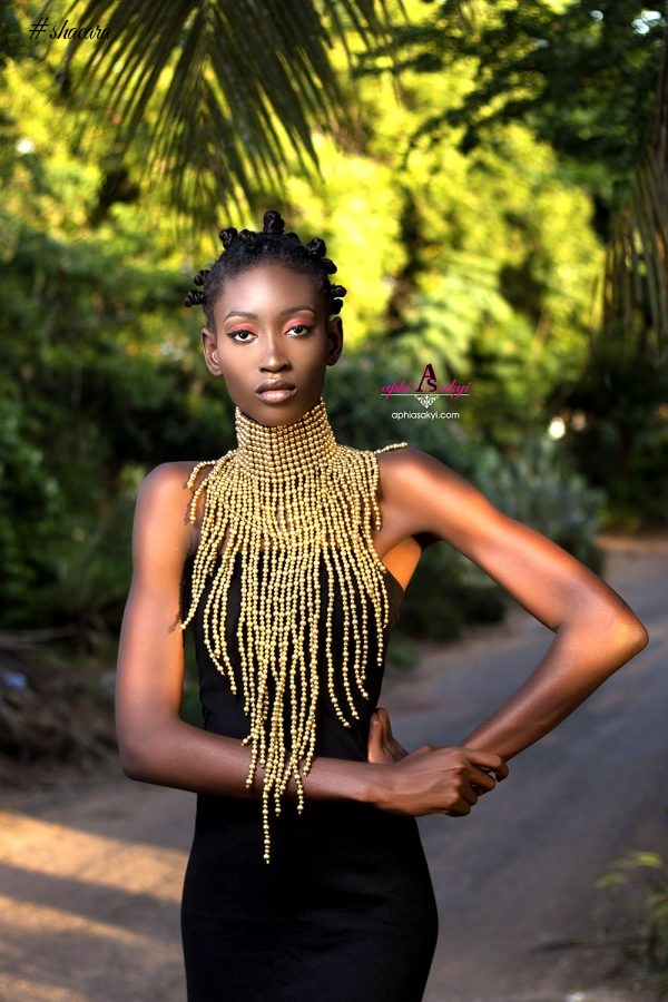 Amazing Necklace Collection Inspired By Ghanaian Queens Feat. Top Model Kukua