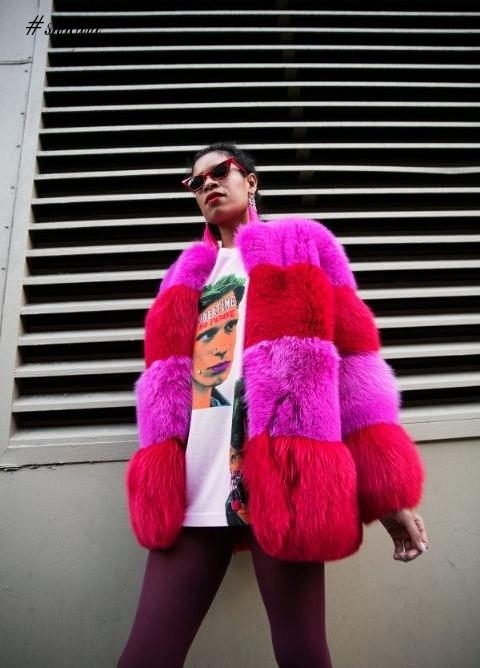 Fur Street Styles From New York Fashion Week 2017