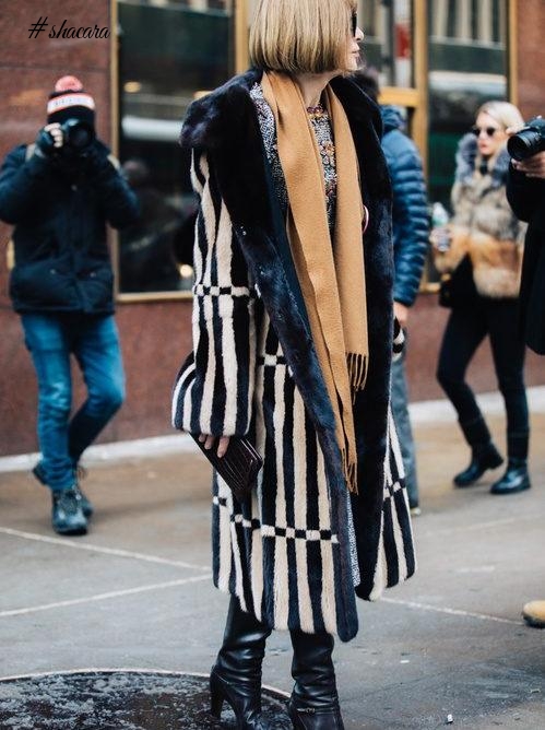 Fur Street Styles From New York Fashion Week 2017