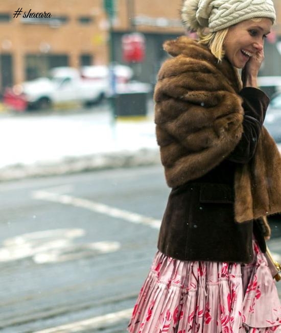 Fur Street Styles From New York Fashion Week 2017