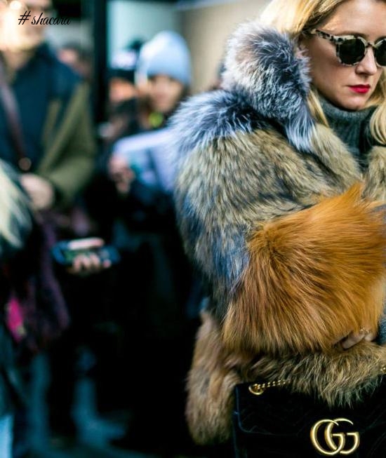 Fur Street Styles From New York Fashion Week 2017