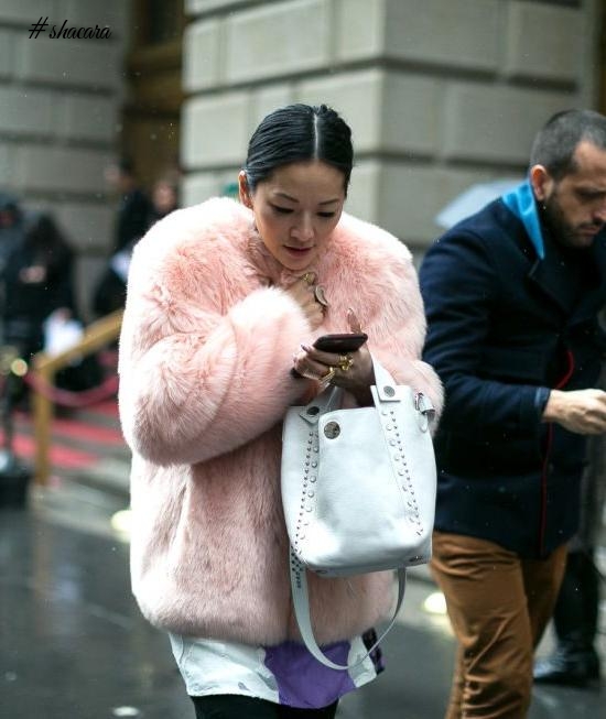 Fur Street Styles From New York Fashion Week 2017