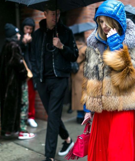 Fur Street Styles From New York Fashion Week 2017