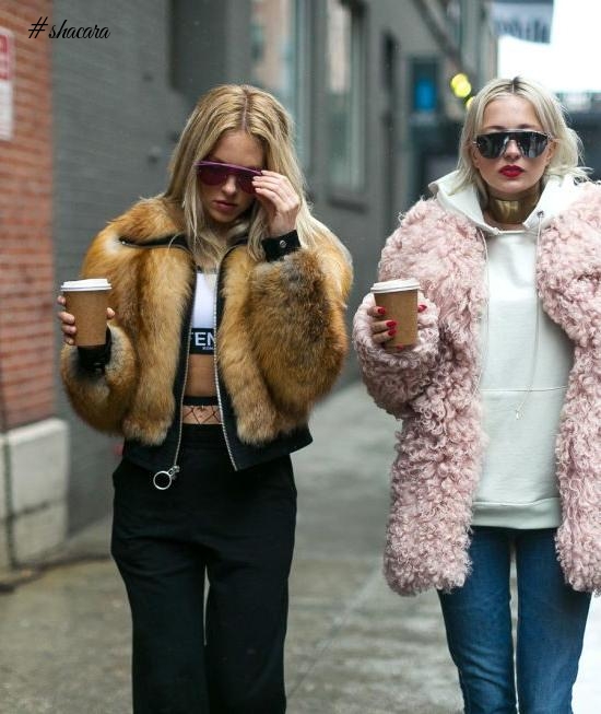 Fur Street Styles From New York Fashion Week 2017