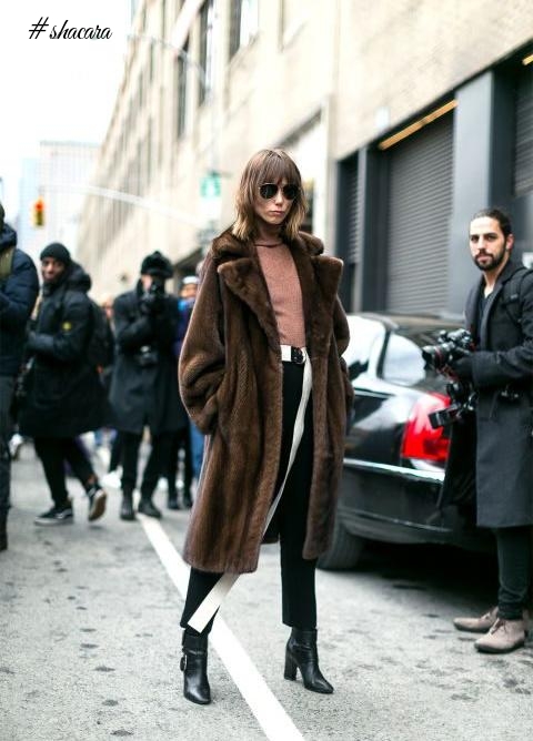 Fur Street Styles From New York Fashion Week 2017
