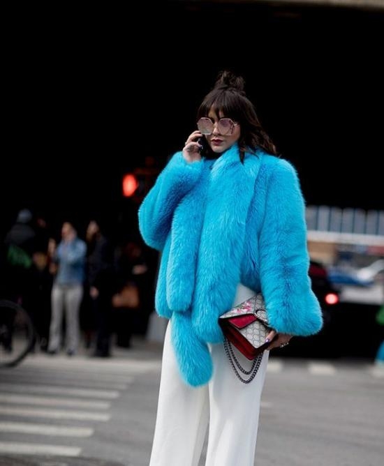 Fur Street Styles From New York Fashion Week 2017