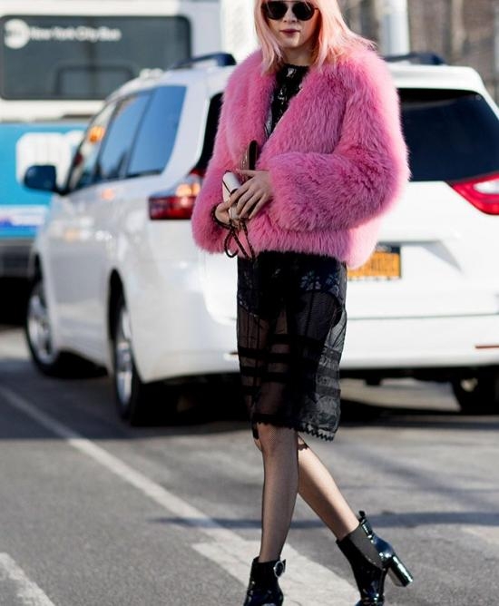 Fur Street Styles From New York Fashion Week 2017