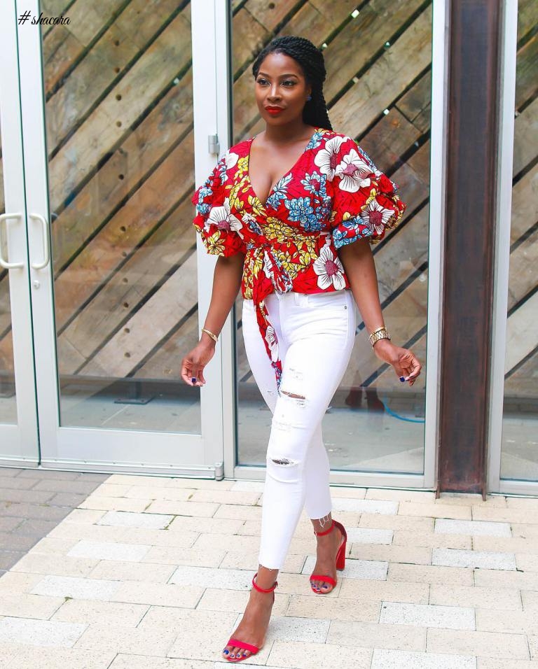 CHECK OUT THESE ANKARA TOPS SO LIT YOU WANT TO HAVE