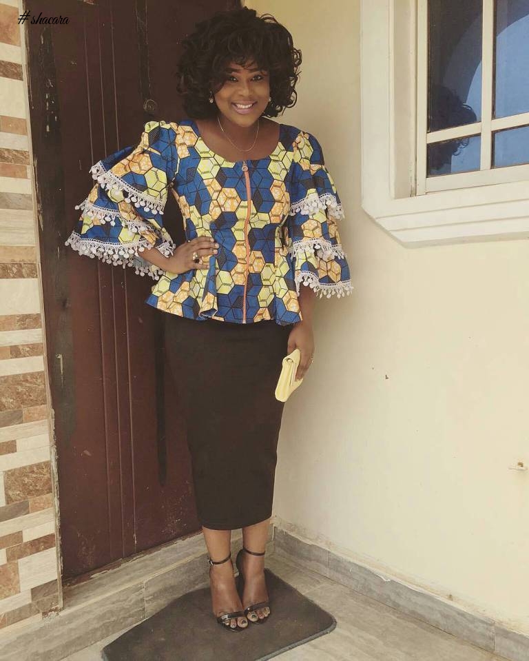 CHECK OUT THESE ANKARA TOPS SO LIT YOU WANT TO HAVE