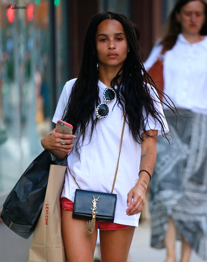 Take a Dive into the Effortless Cool of Zoë Kravitz’s Bag Collection