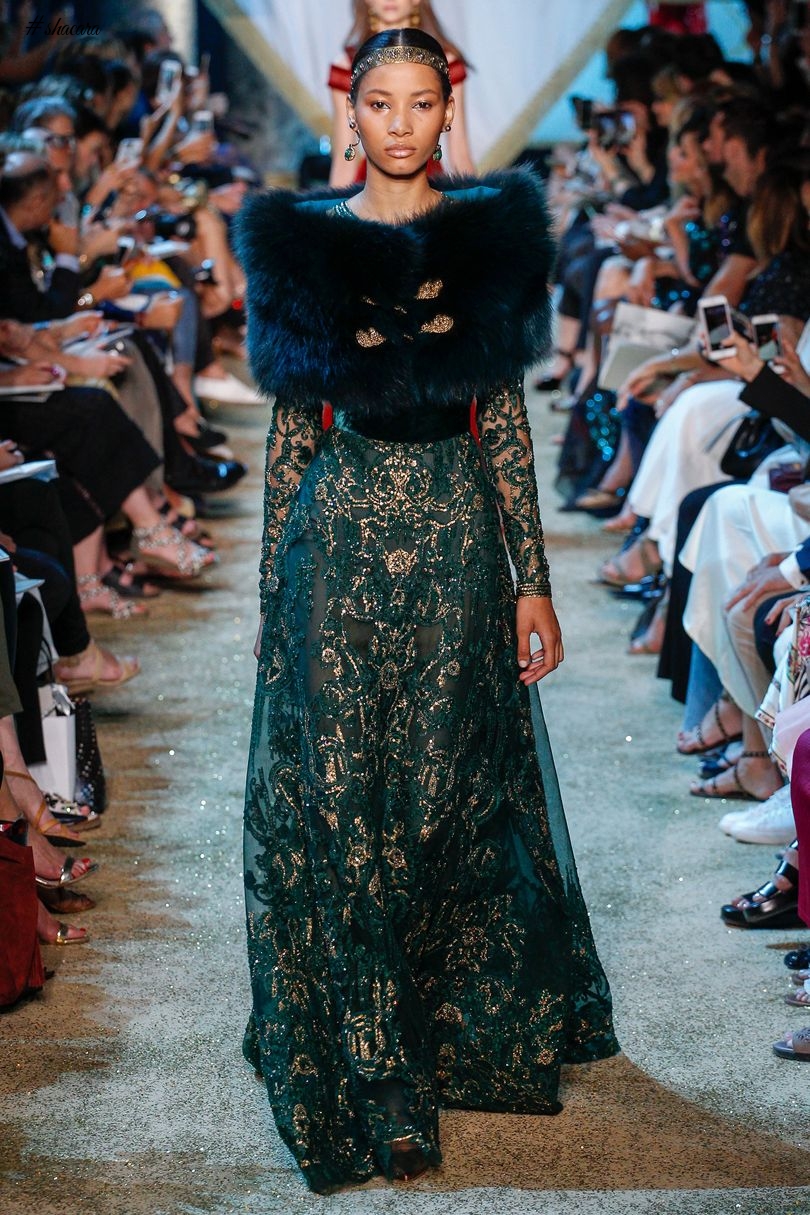 Paris Couture Fashion Week: Elie Saab Autumn/Winter 2017 Couture Collection