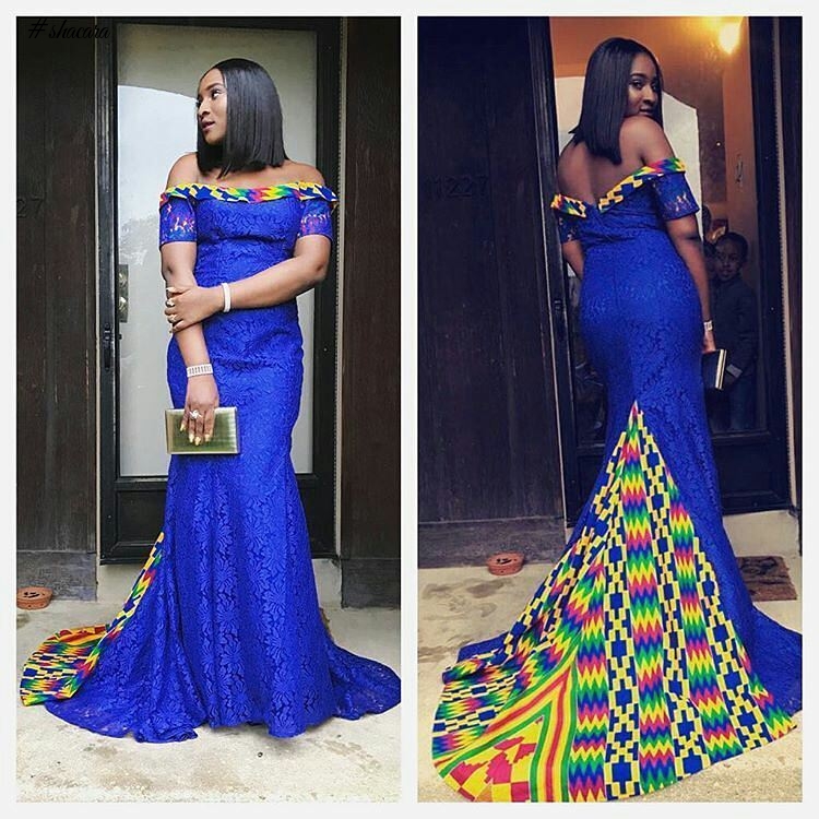 STUNNING AND STYLISH ANKARA AND LACE MIX OUTFITS FOR THE WEEKEND