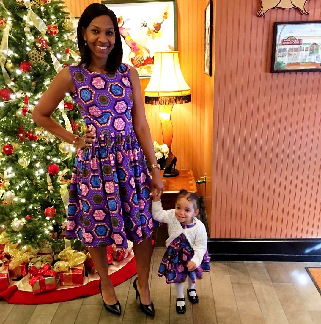 STYLISH ANKARA PARENT TWINNING