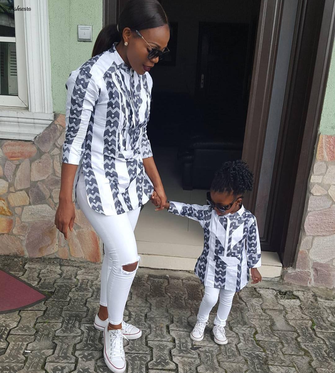 STYLISH ANKARA PARENT TWINNING