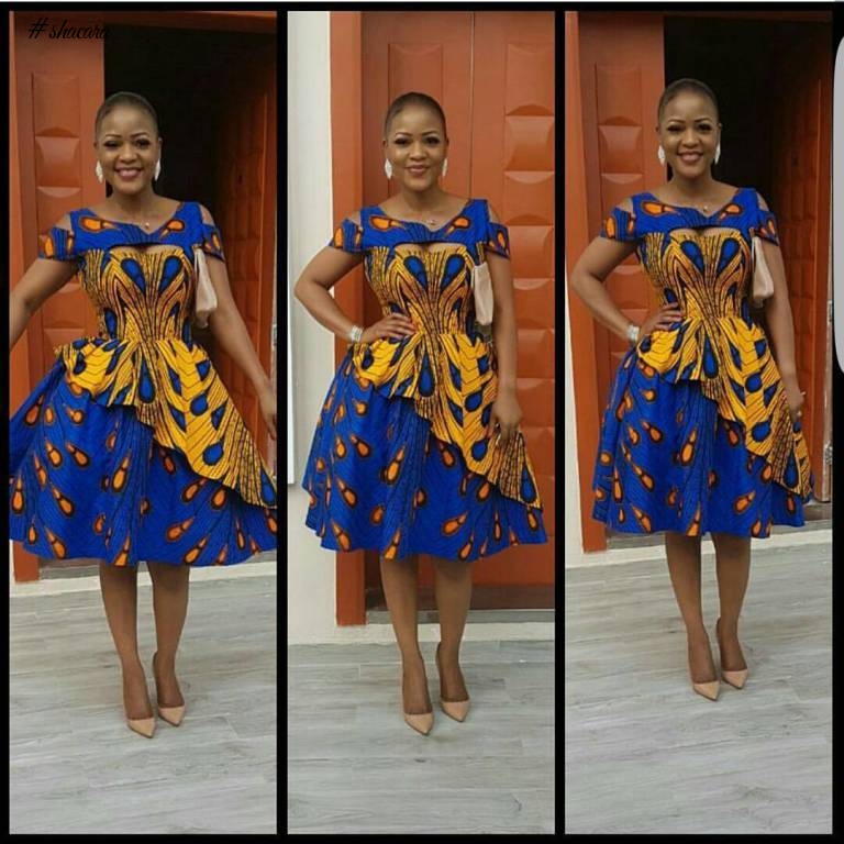 ANKARA SHORT DRESSES PERFECT FOR BOTH CORPORATE AND CASUAL STYLING